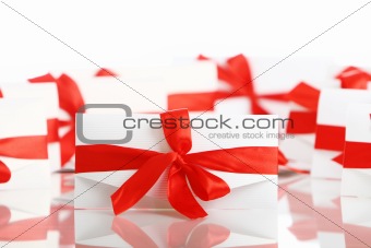 Gift envelope with awesome red bow