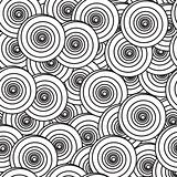 Abstract background with spiral circles