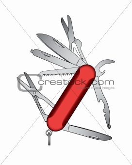 Red  Army Knife