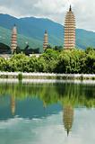Landmarks of the famous Three Pagodas 