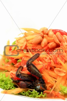 thai papaya salad 
