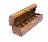 set of  old wooden dice