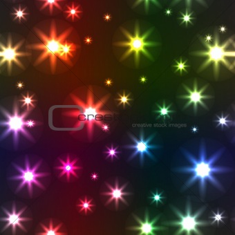 Abstract background with motley stars