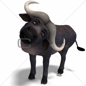 Image 3417364: very cute and funny cartoon buffalo from Crestock Stock  Photos