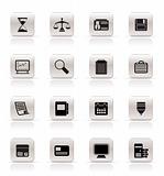 Simple Business and office  Icons