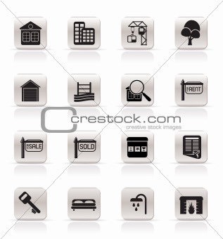 Simple Real Estate Icons