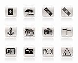 Simple Travel and trip Icons