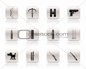 Hunting and arms  Icons