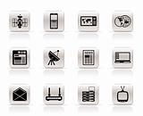 Simple Communication and Business Icons