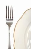 fork and plate