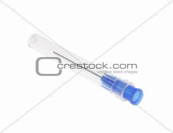 needle to the syringe