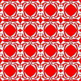 seamless red floral background excellent