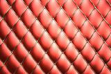 Red genuine leather pattern background