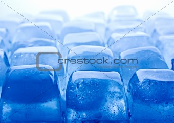 Melted ice cubes