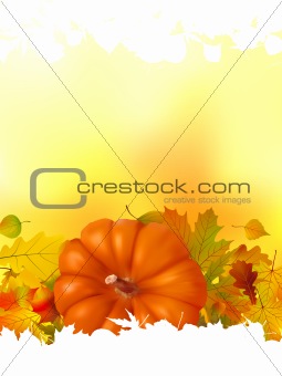 Autumn background with place for your text. EPS 8
