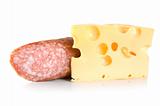 Dutch cheese and sausage