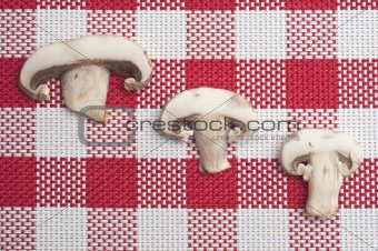 Button Mushroom Food Background