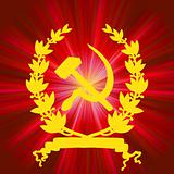 Soviet communistic background. EPS 8