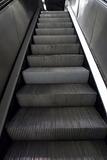 grey metal stairs