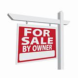 For Sale By Owner Vector Real Estate Sign Ready For Your Own Message.