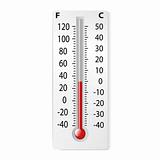 Thermometer. Vector