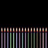 Celebratory candles. EPS 8