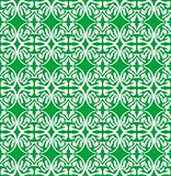 old Seamless damask green wallpaper