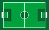 soccer field illustration background of with white lines on green Isolated football playground