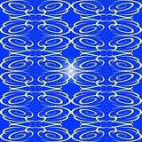 blue decorative seamless ornament background flow pattern