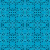 Seamless background Floral Pattern blue flow