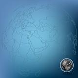 abstract background with globe
