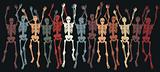 Skeletons together