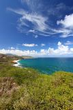 Majestic coastline of Saint Kitts