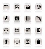 Simple Business and Office internet Icons