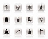 Beautiful Christmas And Winter Icons