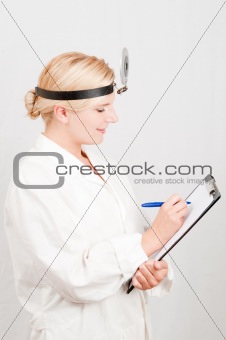 young female doctor woman