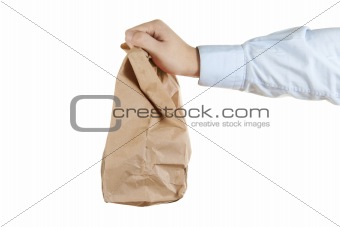 hand with Shopping bag