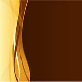 Golden brown wavy business pattern