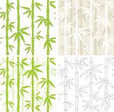Seamless vector backgrounds with bamboo