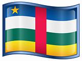 Central African Republic Flag icon.