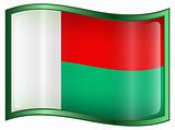 Madagascar Flag icon.