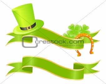 Good luck or st. Patrick's day banner