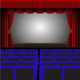 A vector theatre or cinema illustration