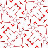 Red Seamless Abstract Pattern