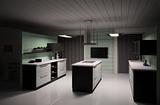  Interior of modern kitchen 3d render