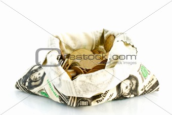 money in the bag