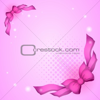Background with bows