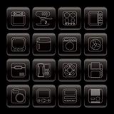 Line Home and Office, Equipment Icons