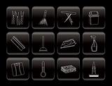 Home objects and tools icons