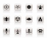 different kinds of future spacecraft icons